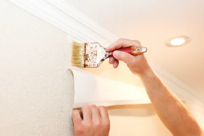 Pose de papier peint à Arros-de-Nay — revêtements muraux et toiles de verre